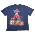Vintage 90's Space Jam Pound Monstar Tee Navy