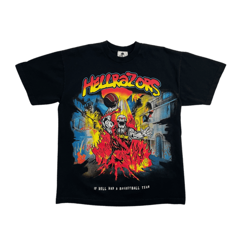 Warren Lotas Hellrazors Basketball Team Tee (USED) | Vintage Clothing Store Canada