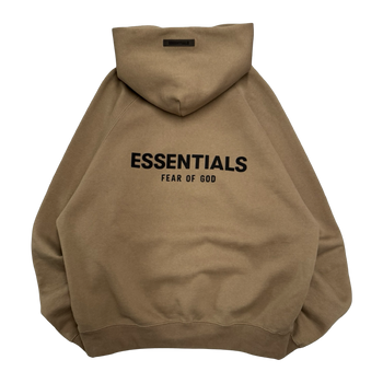 Essentials Fear Of God Pullover Hoodie Taupe SS21 (USED)