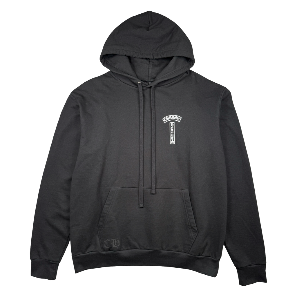 Chrome Hearts T Bar Logo USA Hoodie Black