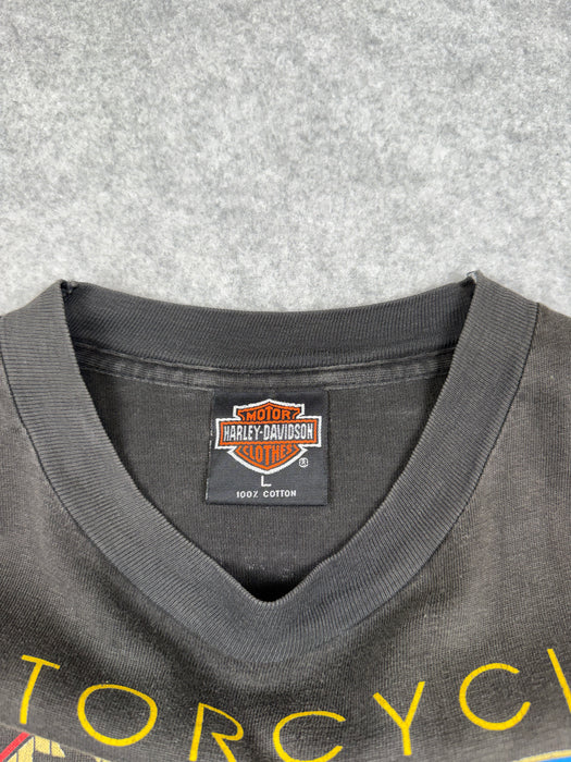 Vintage Harley Davidson New Zealand Kiwi Tee Black | Vitnage Clothing Store Canada
