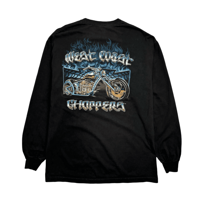 (L) Vintage West Coast Choppers Biker L/S Tee Black | Vitnage Clothing Store Canada