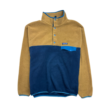 (L) Patagonia Synchilla Snap Fleece Two Tone