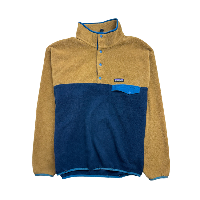 (L) Patagonia Synchilla Snap Fleece Two Tone