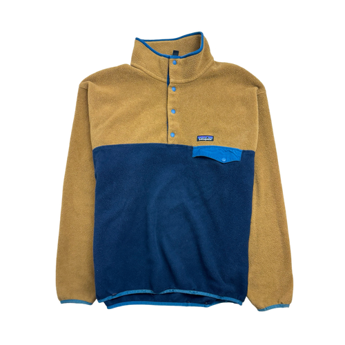 (L) Patagonia Synchilla Snap Fleece Two Tone | Vintage Clothing Store Canada