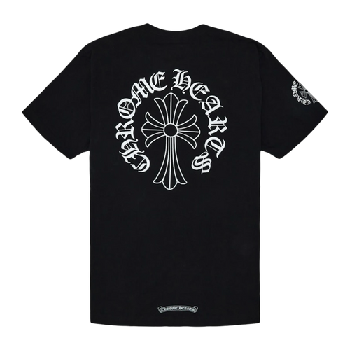 Chrome Hearts Neck Script Cross Pocket Tee Black | Vintage Clothing Store Canada