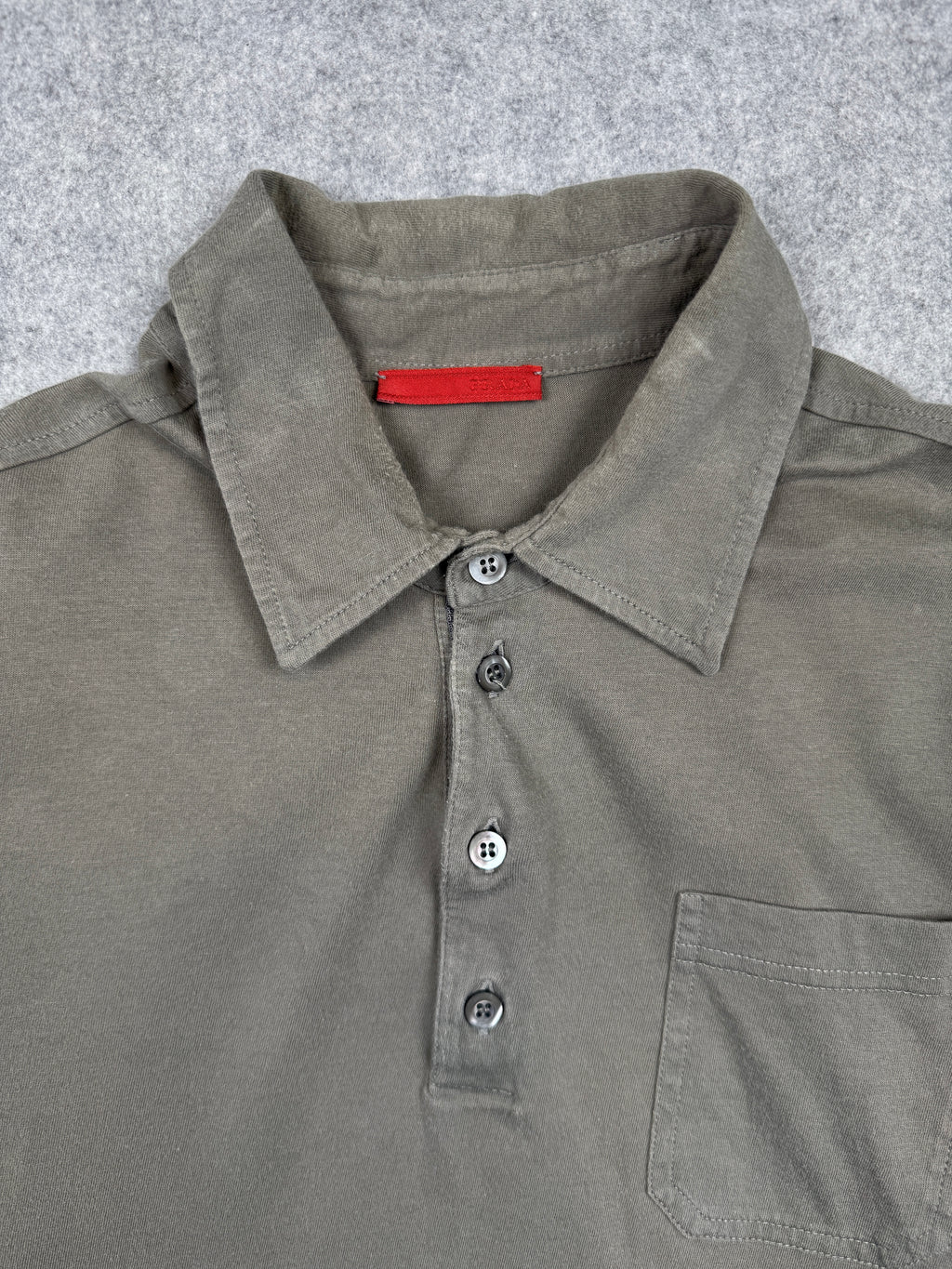 Prada Henley Longsleeve Beige (USED)