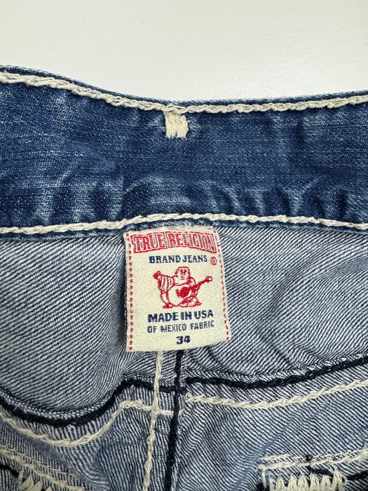 (36) Vintage Y2K True Religion Straight-Cut Jeans | Vitnage Clothing Store Canada