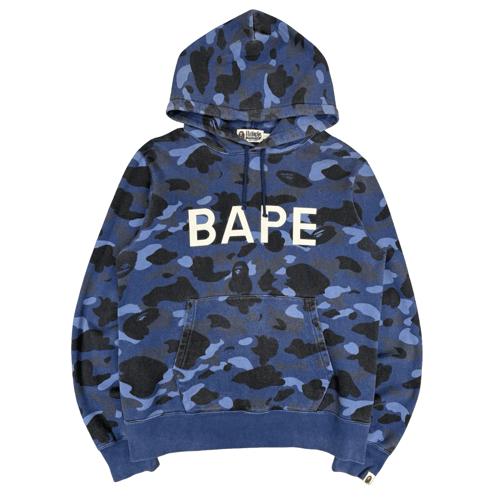 BAPE Color Camo Pullover Hoodie Navy (USED)