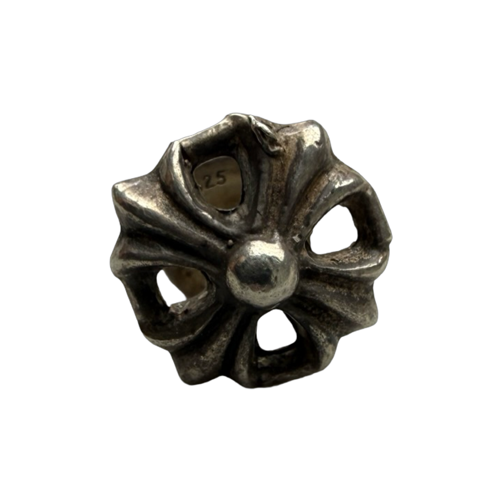 Chrome Hearts Plus Stamp Stud Earring
