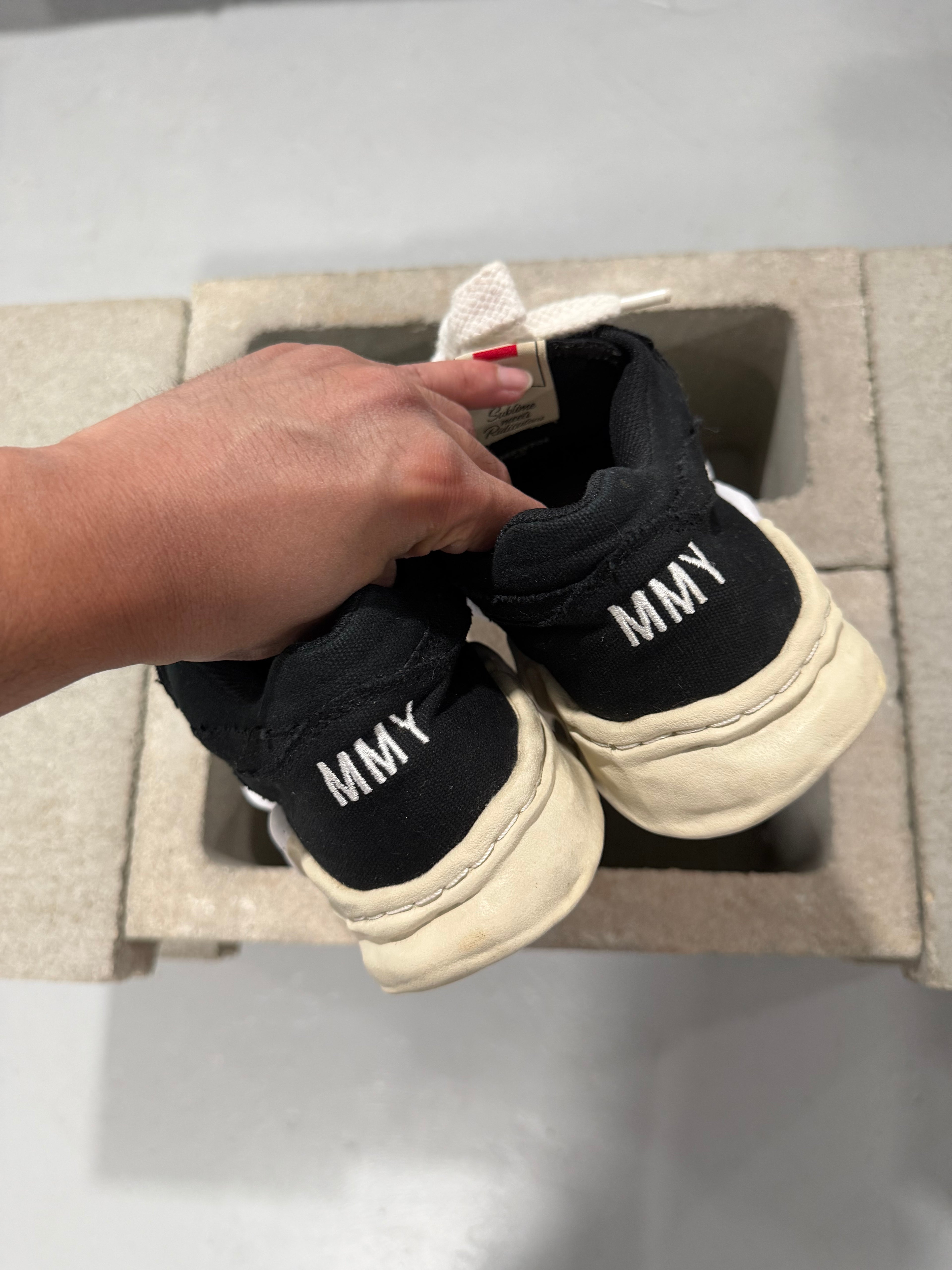 Maison Mihara Yasuhiro Parker OG Sole Canvas Low Black/White (USED)