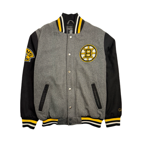 (L) Vintage Boston Bruins Varsity Jacket | Vintage Clothing Store Canada