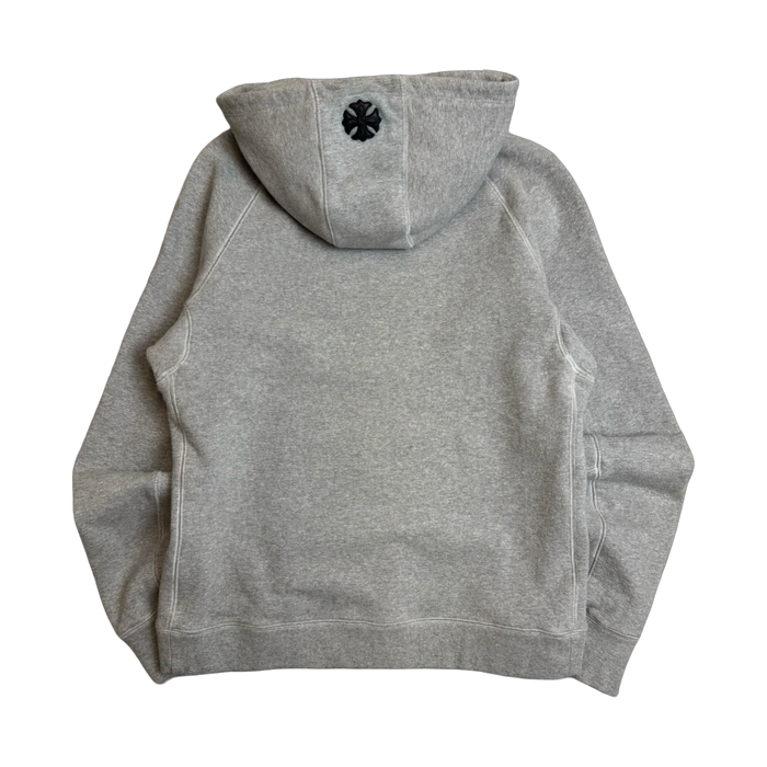 Chrome Hearts Embroidered Vertical Logo Hoodie Grey | Vitnage Clothing Store Canada