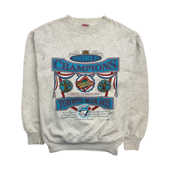 (XL) Vintage Toronto Blue Jays Championship Sweatshirt White