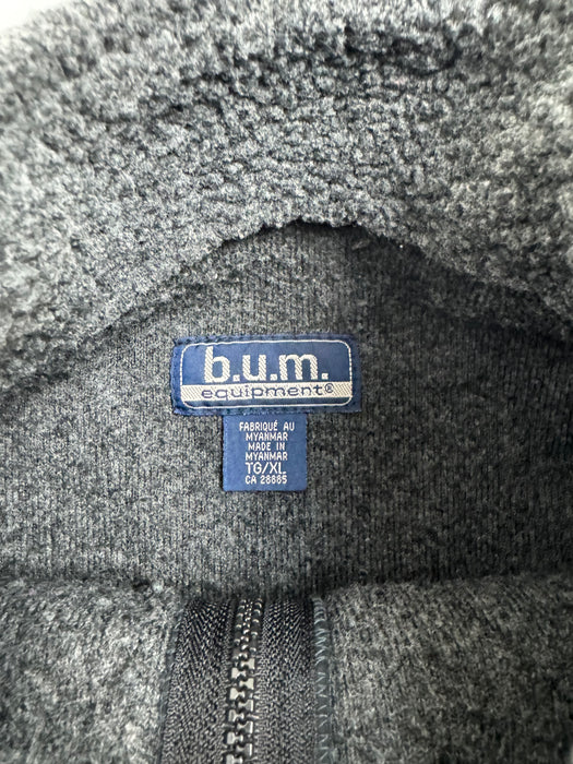 (L) Vintage B.U.M Equipment Zip-Up Vest Fleece | Vitnage Clothing Store Canada