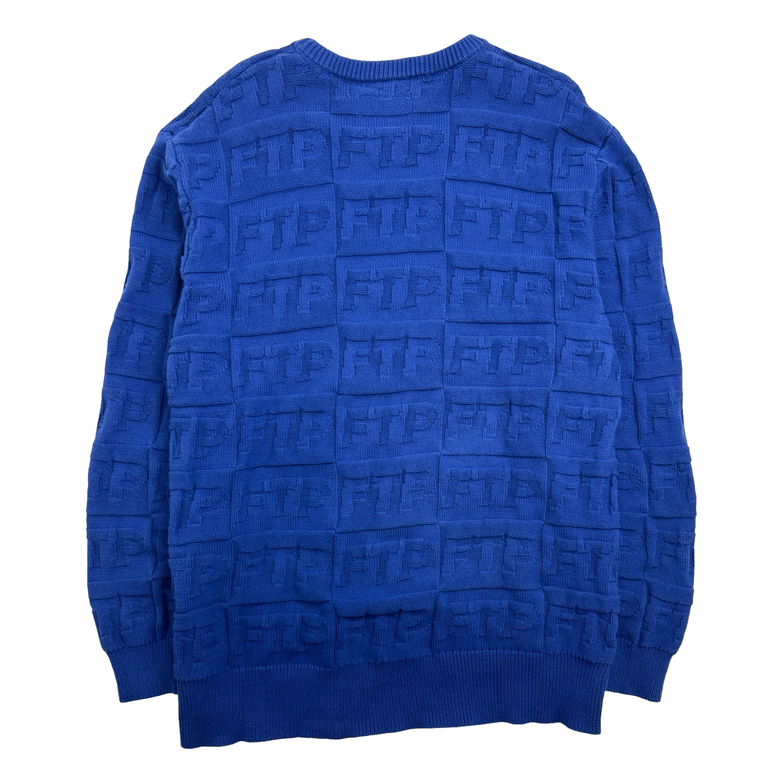 FTP Repeat Logo Knit Sweater Royal (USED)