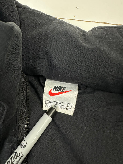 Vintage Nike Spellout Puffer Jacket Black | Vitnage Clothing Store Canada