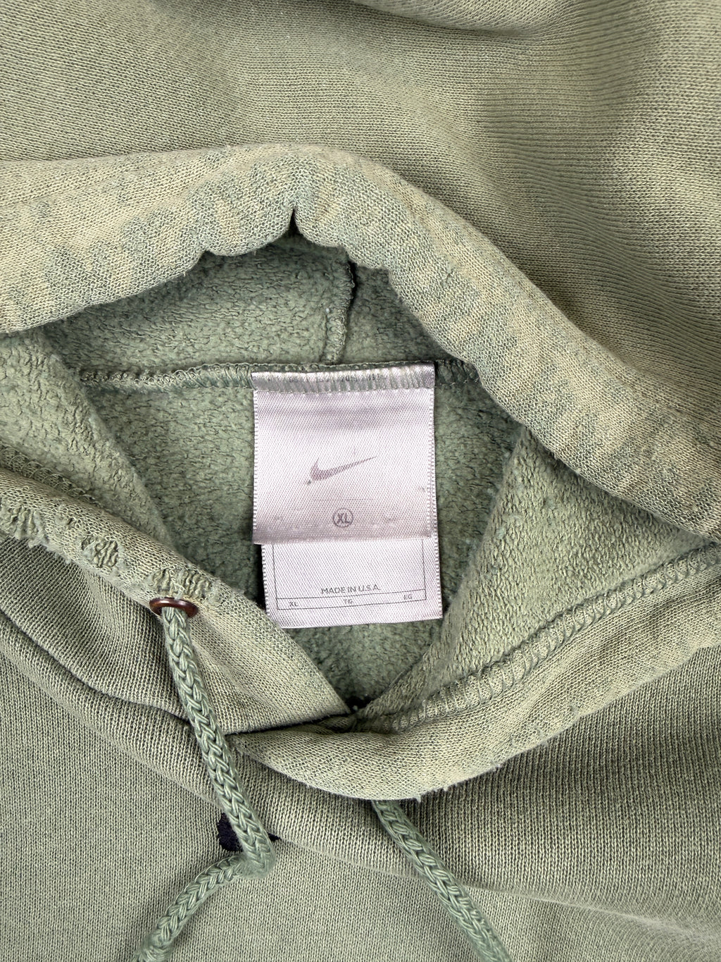 Vintage Nike Mid Swoosh Hoodie Sage Green