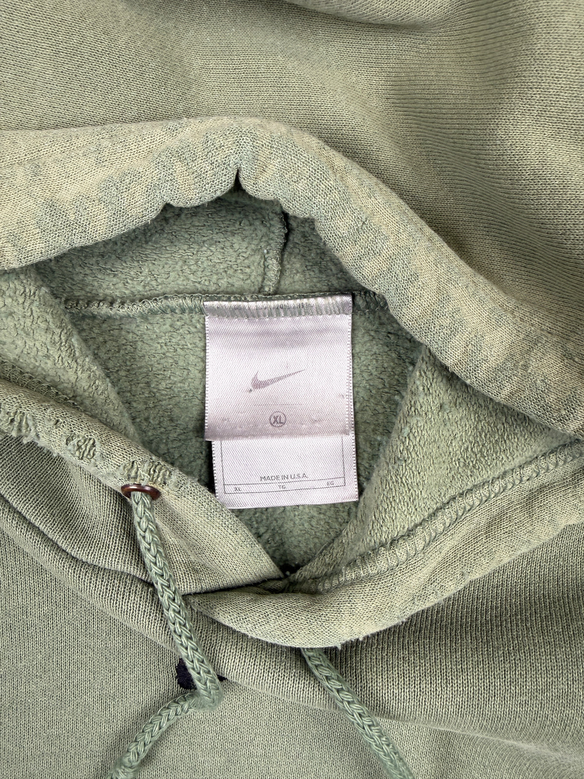 Vintage Nike Mid Swoosh Hoodie Sage Green