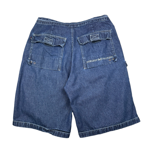 Vintage Phat Pharm Long Denim Shorts | Vintage Clothing Store Canada