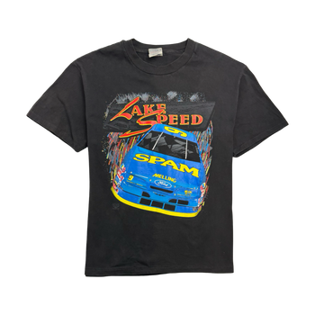 Vintage 90s Spam Nascar Racing Tee Black