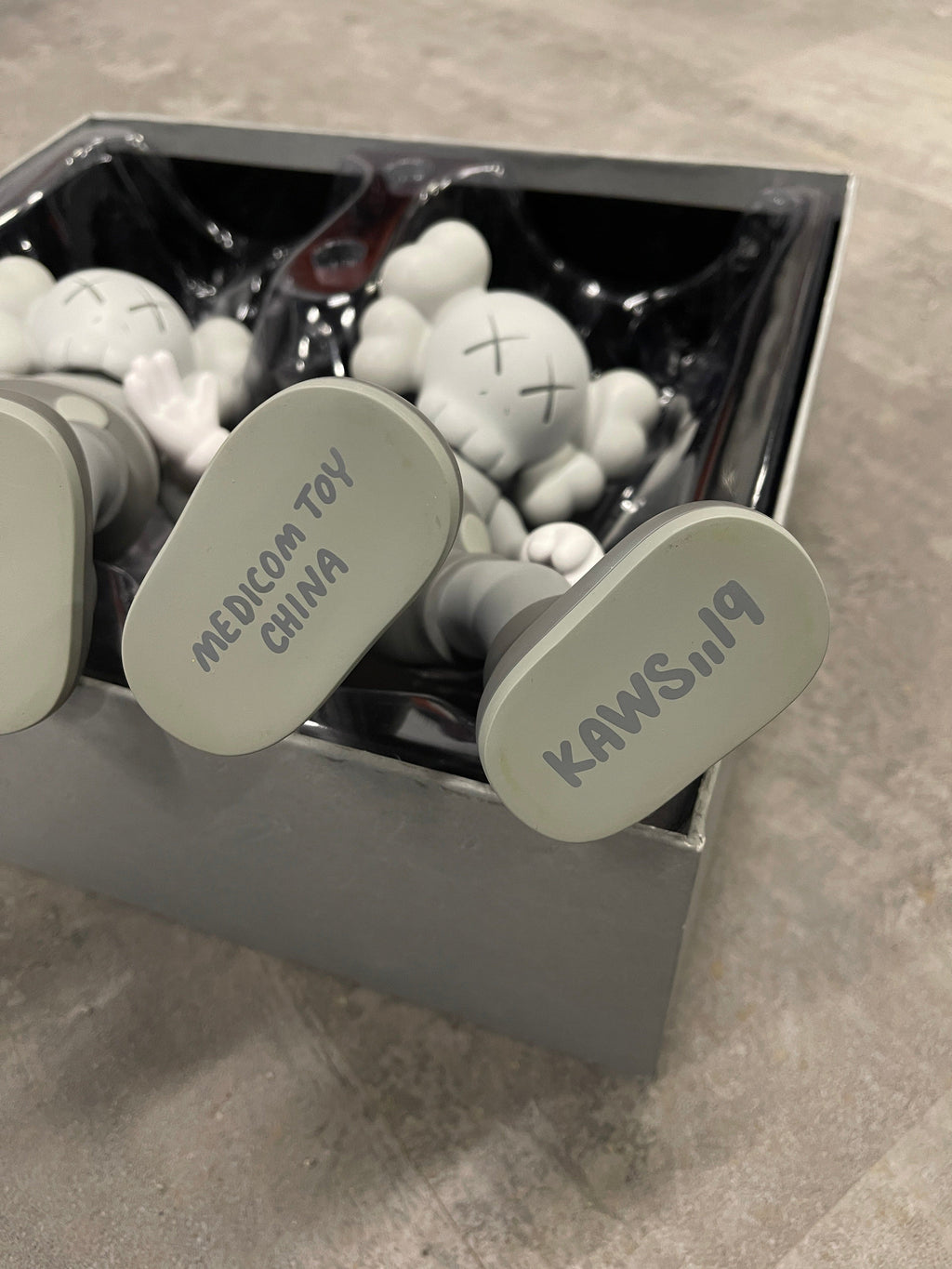 KAWS Along The Way Vinyl Figure Grey (USED)