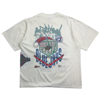 Vintage 1992 Toronto Blue Jays Around the Horn Champs Tee White