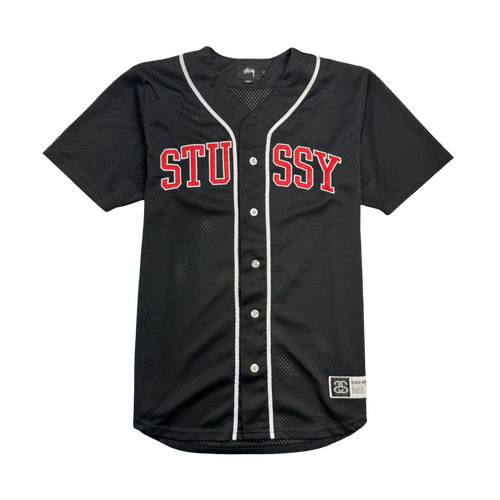 Stussy Team Jersey Black (USED) | Vintage Clothing Store Canada