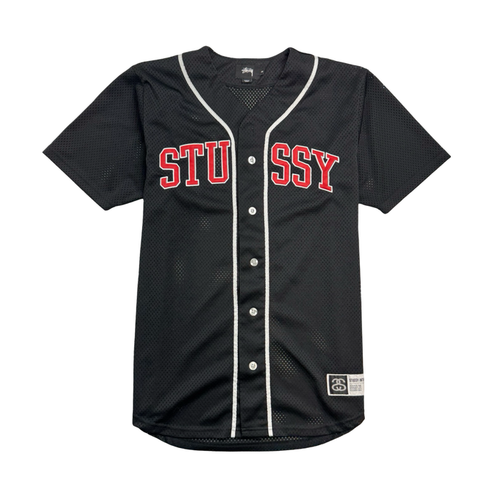 Stussy Team Jersey Black (USED) | Vitnage Clothing Store Canada