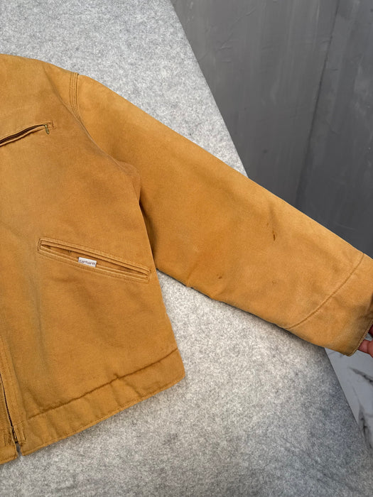 Vintage 1990’s Carhartt Detroit Work Jacket Tan | Vitnage Clothing Store Canada