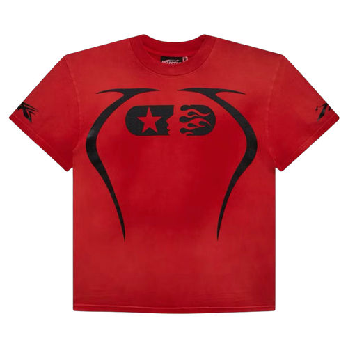 Hellstar Warm Up Tee Red | Vintage Clothing Store Canada