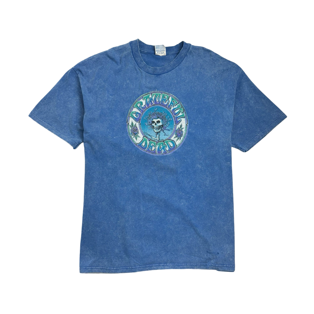 (XL) Vintage 90s Grateful Dead Tee Washed Blue