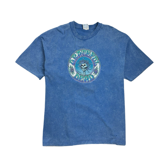 (XL) Vintage 90s Grateful Dead Tee Washed Blue