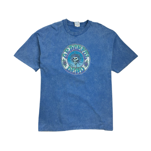 (XL) Vintage 90s Grateful Dead Tee Washed Blue | Vintage Clothing Store Canada