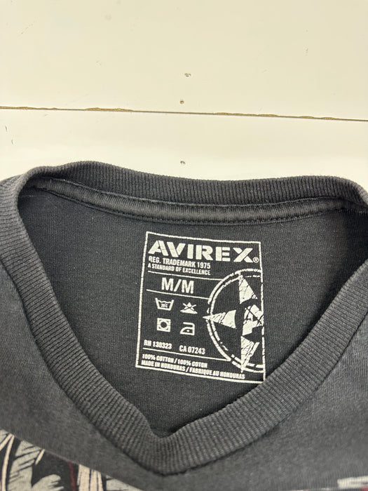 Vintage Y2K Avirex Cross Tee Black | Vitnage Clothing Store Canada