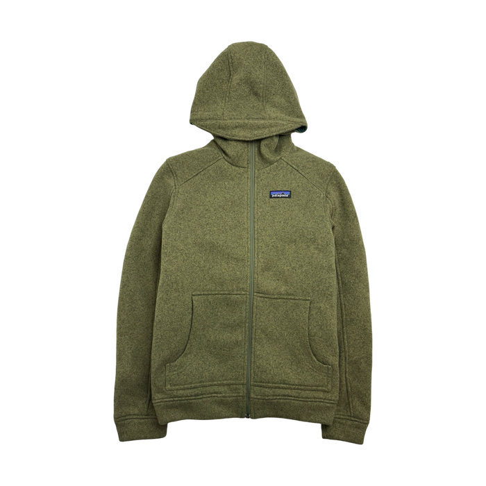 Vintage Patagonia Insulated Zip-Up Hoodie Green | Vitnage Clothing Store Canada