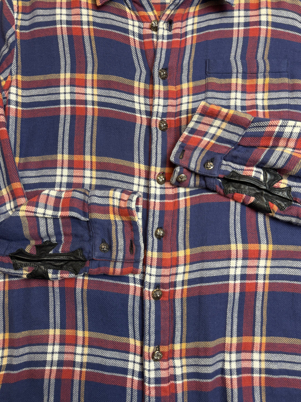 Chrome Hearts Cross Patch Flannel