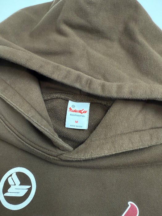 Sicko Born From Pain Hoodie Brown (USED) | Vitnage Clothing Store Canada