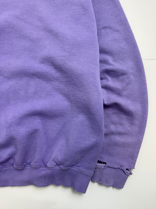 Vintage 1990s Nike Air Embroidered Sweatshirt Purple | Vitnage Clothing Store Canada