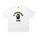 BAPE x Spotify x Central Cee College Relaxed Fit Tee White