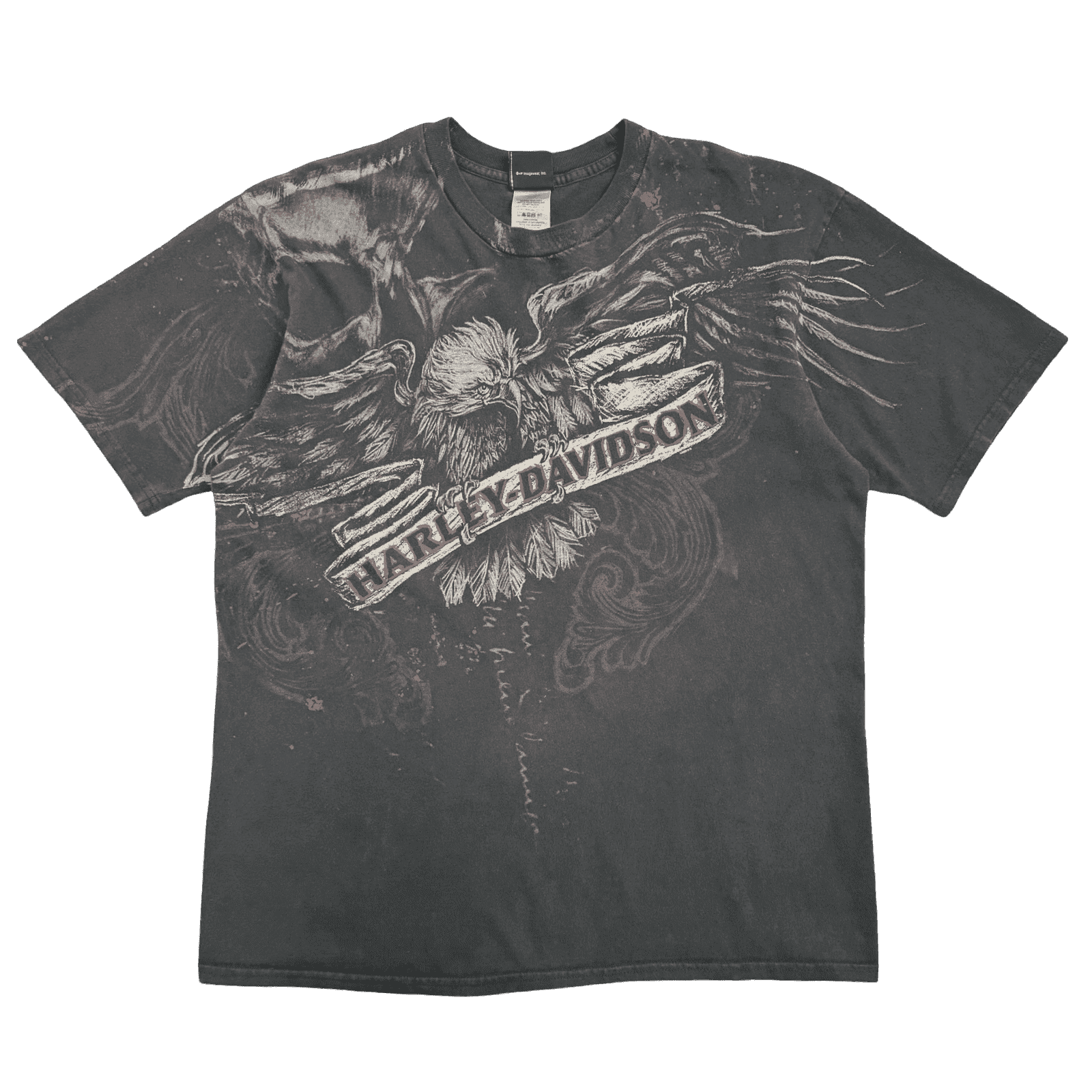 Vintage Y2K Harley Davidson Orlando Tee Black