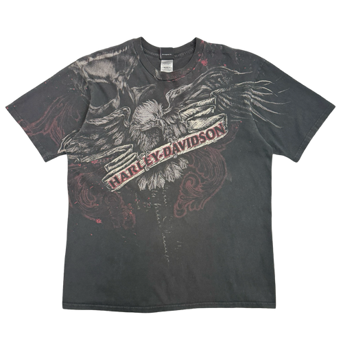 Vintage Y2K Harley Davidson Orlando Tee Black | Vintage Clothing Store Canada