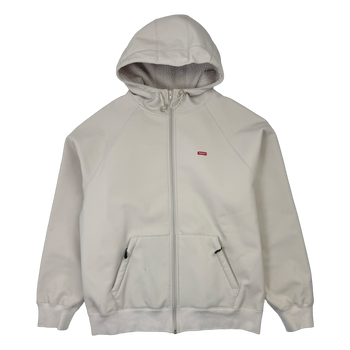 Supreme Windstopper Zip Up Hooded Sweatshirt Cream (USED)