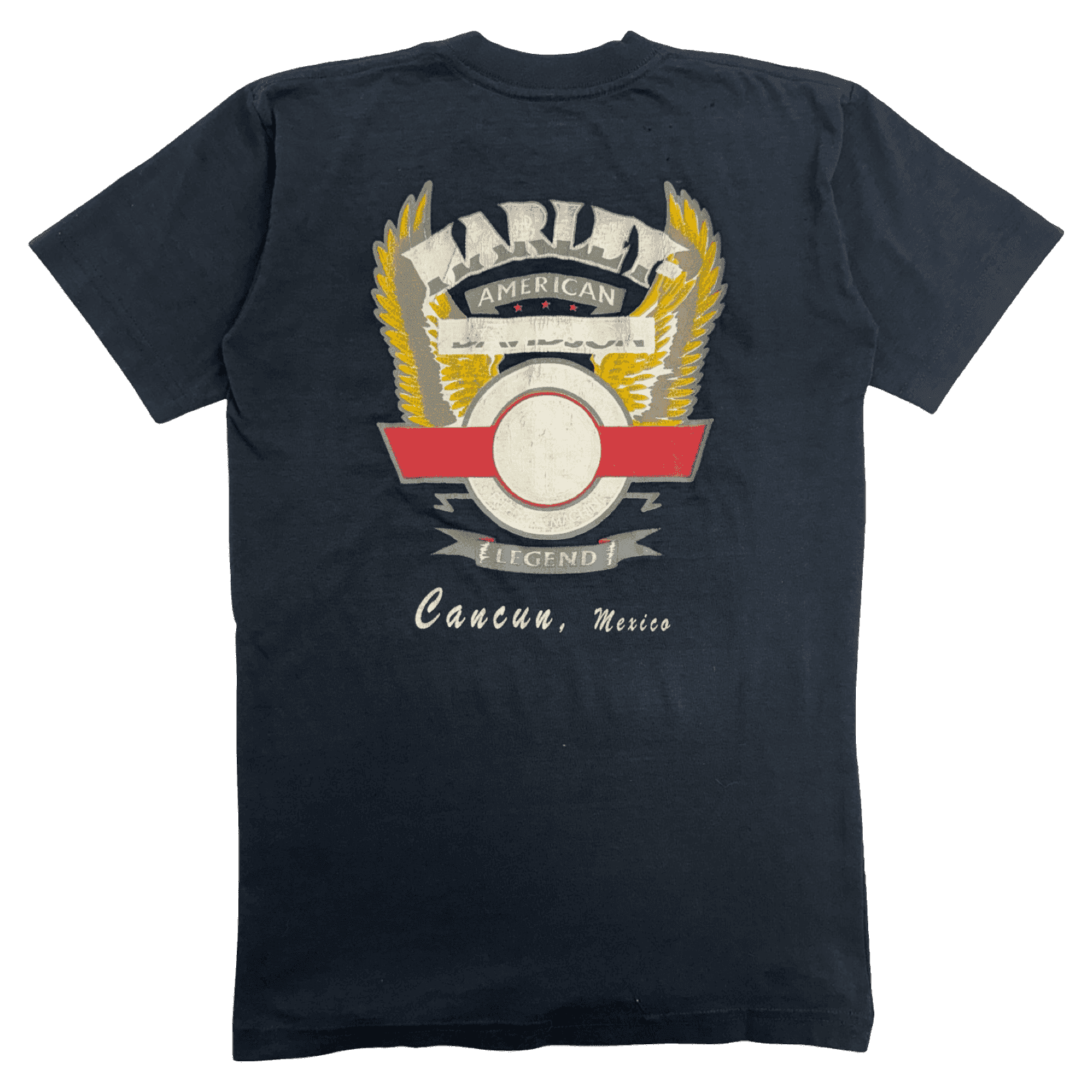 Vintage Harley Davidson American Legend Cancun Tee Black