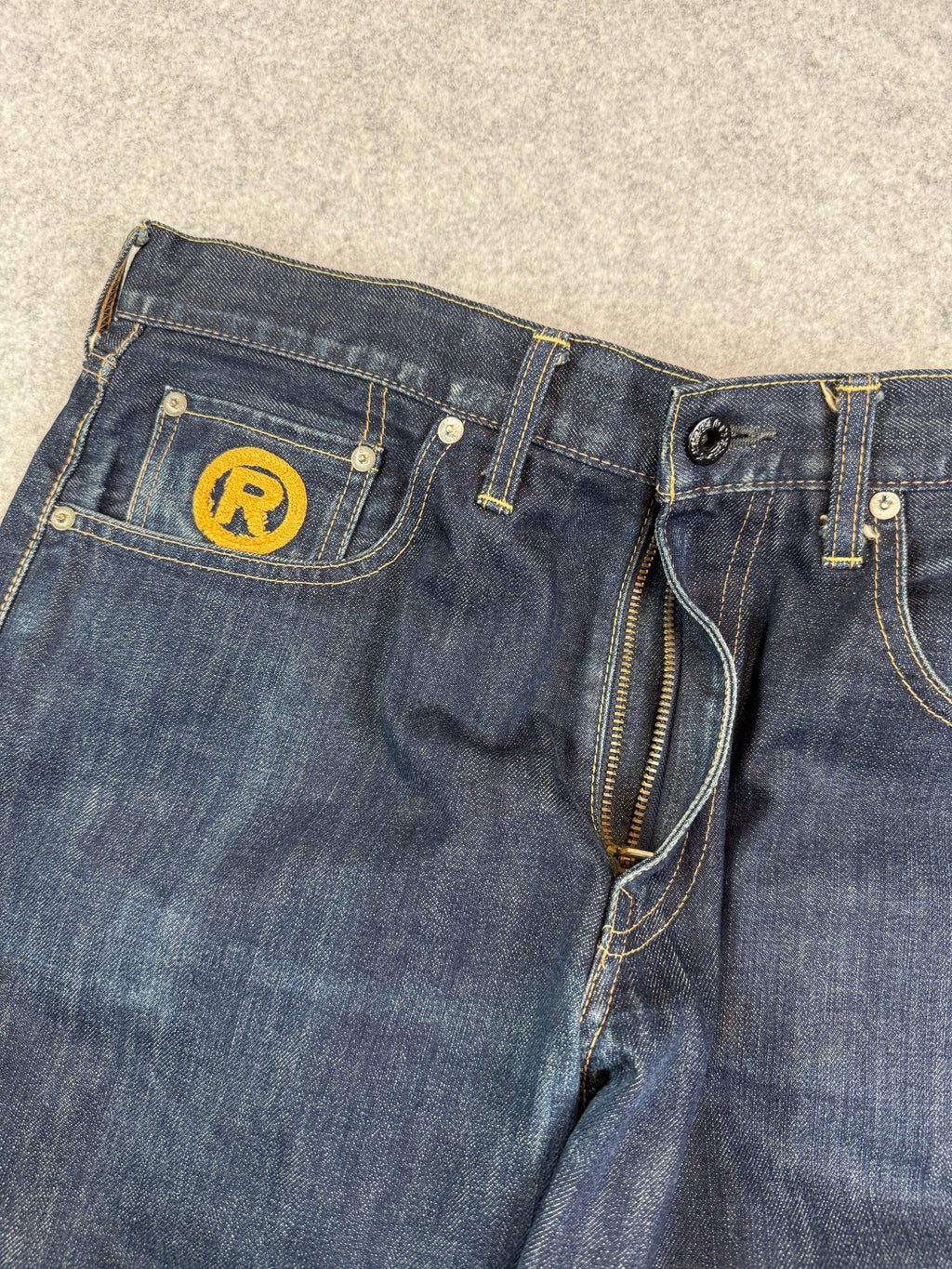 BAPE Apesta Flame Star Denim Jeans (USED)