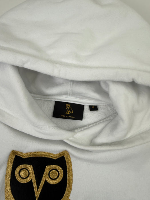 OVO OG Big Owl Hoodie White (USED) | Vitnage Clothing Store Canada
