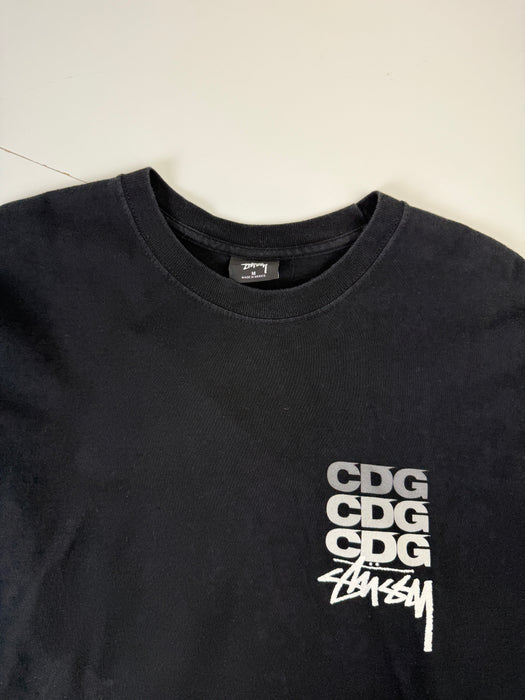 Stussy x Comme Des Garcons Dot L/S Tee Black (USED) | Vitnage Clothing Store Canada