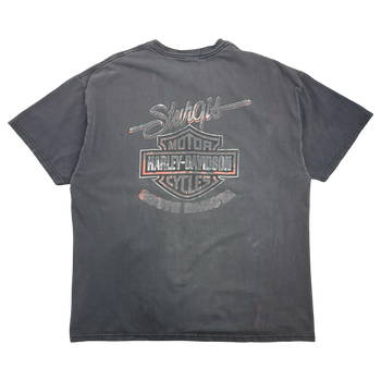 Vintage 2001 Harley Davidson Shut Up And Ride Tee Black