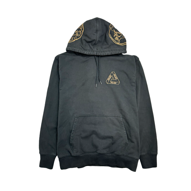 Palace Tri-Archaeology Hoodie Black (USED)