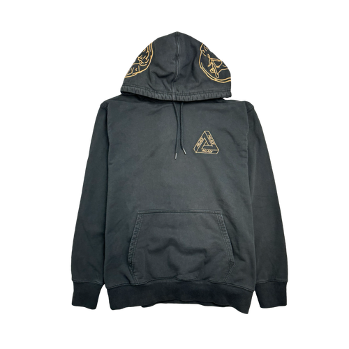 Palace Tri-Archaeology Hoodie Black (USED) | Vintage Clothing Store Canada